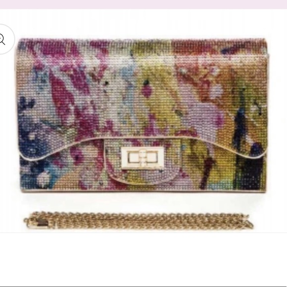 Color Rhinestone Convertible Shoulder Bag NEW - Picture 1 of 3
